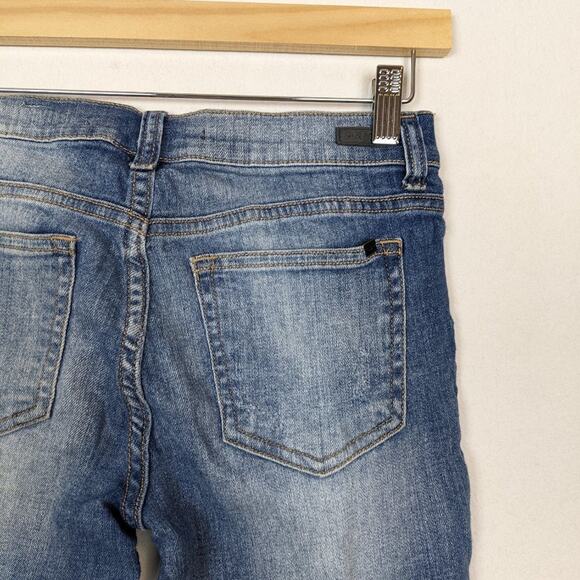 SP Black Label Womens Jeans Distressed Frayed Hem Skinny Jeans Size 27 - Picture 4 of 8